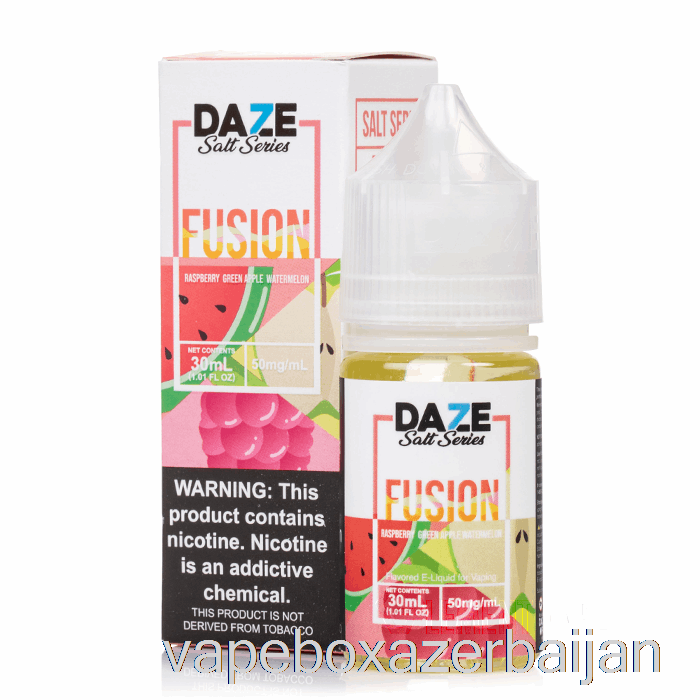 Vape Baku Raspberry Green Apple Watermelon - 7 Daze Fusion Salt - 30mL 30mg